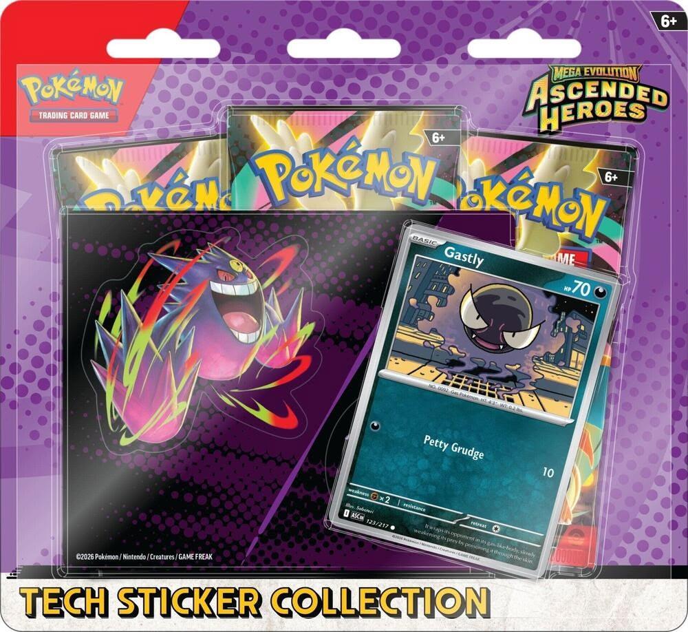 Pokémon TCG: Mega Evolution - Ascended Heroes Tech Sticker Collection